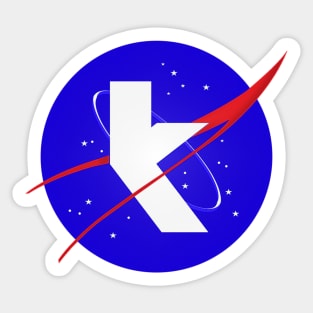 kvstlgc nasa emblem Sticker